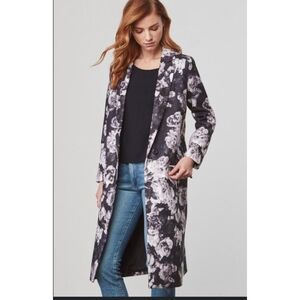 BB Dakota Alexa Floral Print Coat
